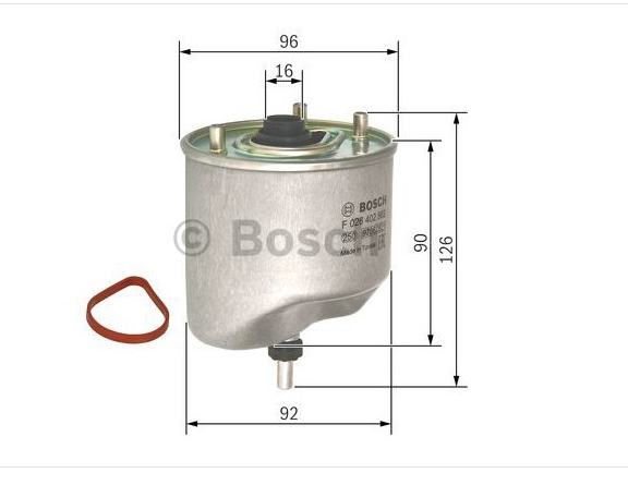 BOSCH F026402862 MAZOT FİLTRESİ