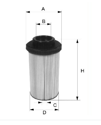BOSCH 1457070001 YAKIT FİLTRESİ